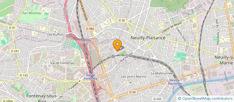 localisation de l'entreprise AR CONSEIL à NEUILLY-PLAISANCE