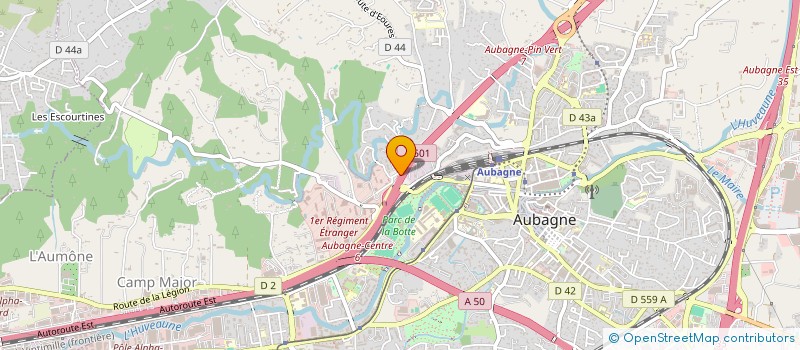 localisation de l'entreprise AR CONSTRUCTION  AUBAGNE