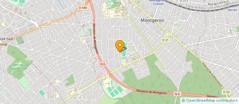 localisation de l'entreprise AR CONSTRUCTION à MONTGERON