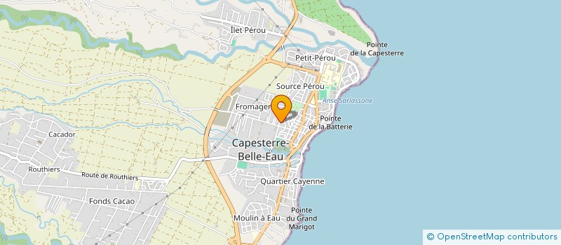 localisation de l'entreprise AR CONSULTING à CAPESTERRE-BELLE-EAU
