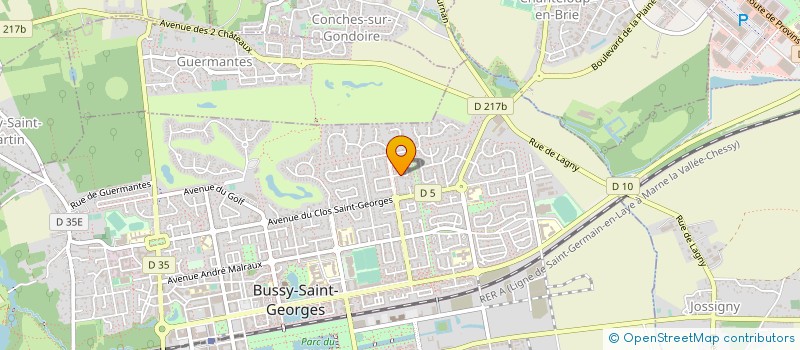 localisation de l'entreprise AR CONSULTING  BUSSY-SAINT-GEORGES