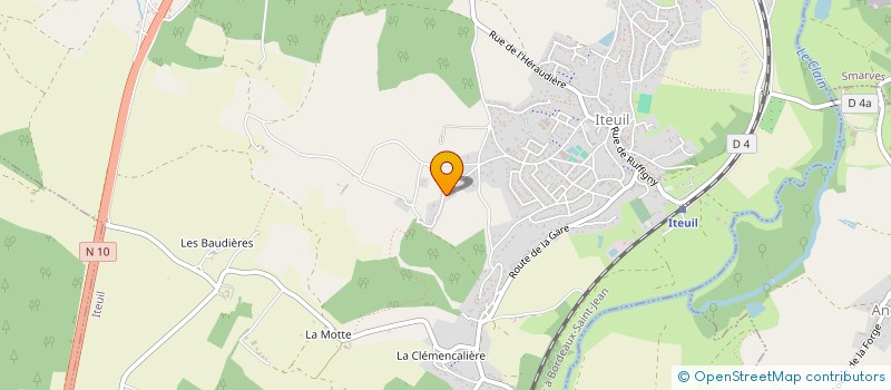 localisation de l'entreprise AR COUR à ITEUIL