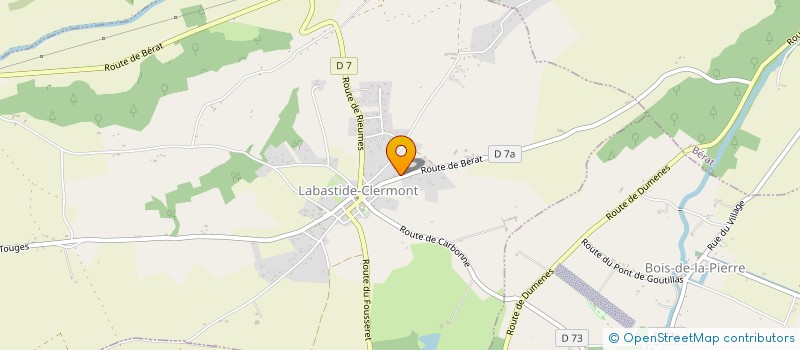 localisation de l'entreprise AR COUVERTURE ZINGUERIE  LABASTIDE-CLERMONT