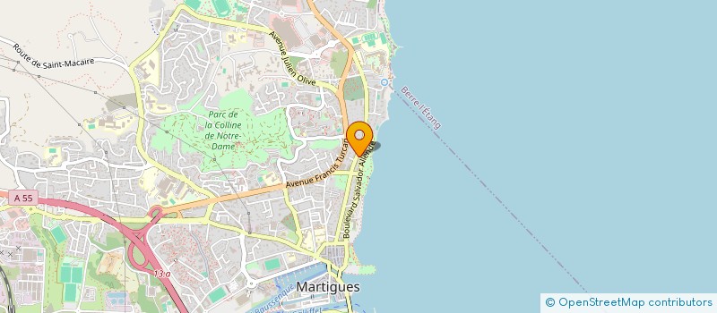 localisation de l'entreprise AR'DANSE MARTIGUES à MARTIGUES