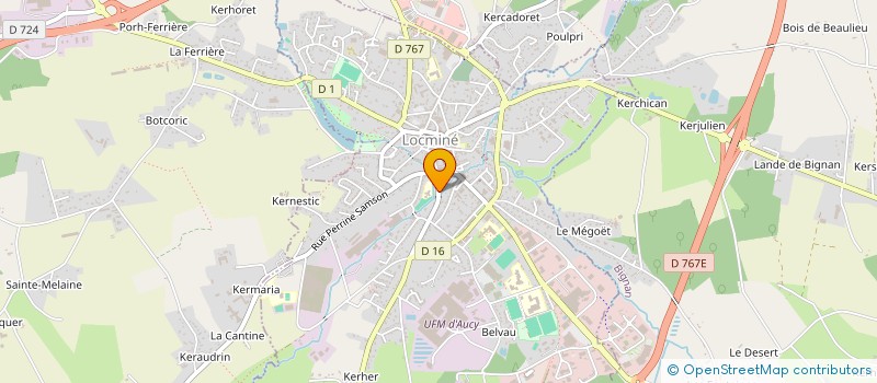localisation de l'entreprise AR DANTOUR BREIZH à LOCMINE