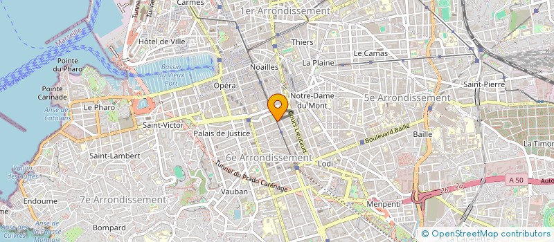 localisation de l'entreprise AR DECO à MARSEILLE