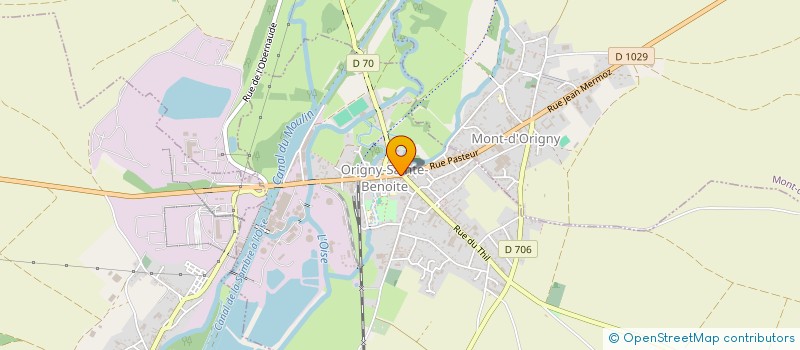 localisation de l'entreprise AR DISTRI  ORIGNY-SAINTE-BENOITE