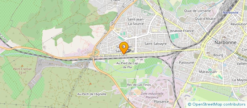 localisation de l'entreprise AR DISTRIBUTION  NARBONNE