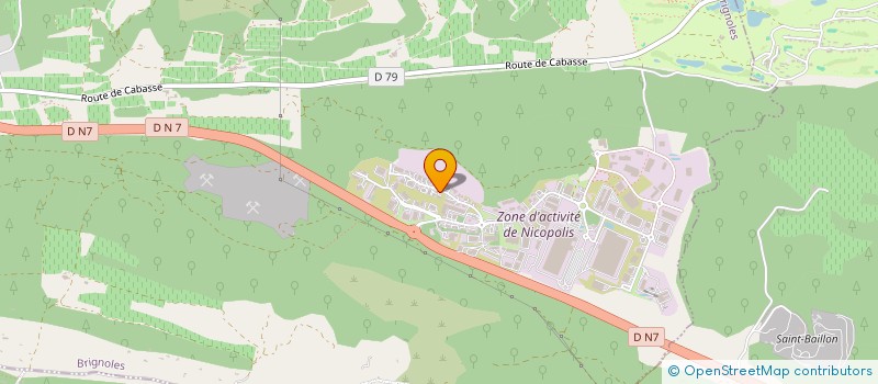 localisation de l'entreprise AR DISTRIBUTION à BRIGNOLES