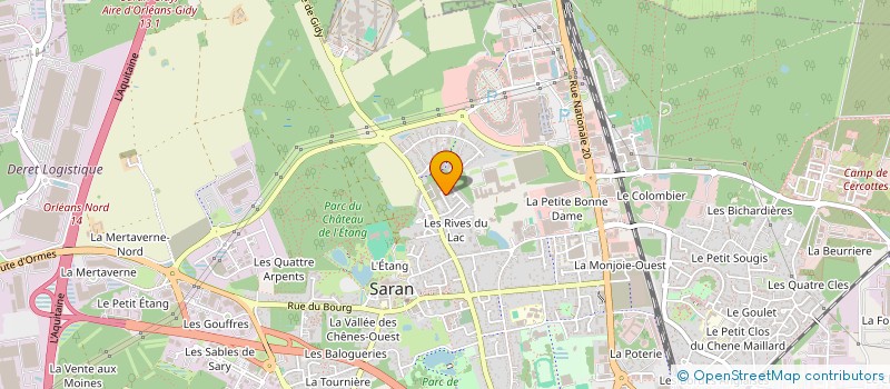 localisation de l'entreprise AR ECHAFAUDAGES à SARAN