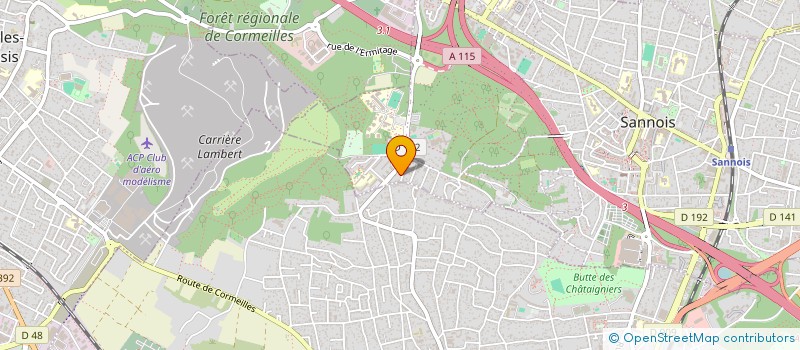 localisation de l'entreprise AR ELEC à SANNOIS