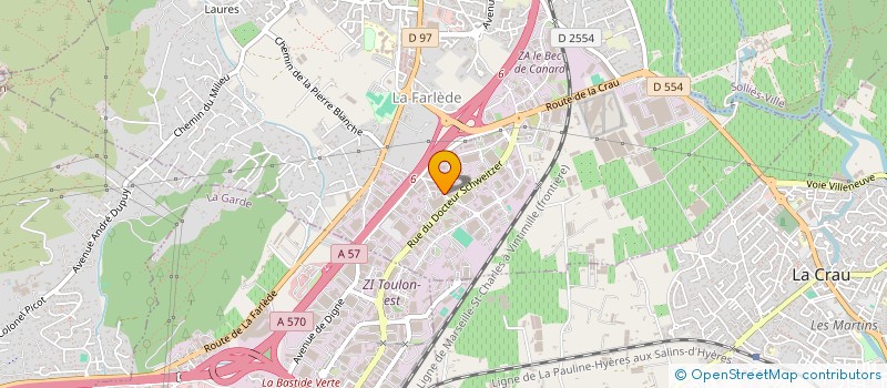 localisation de l'entreprise AR EMBALLAGE à LA FARLEDE