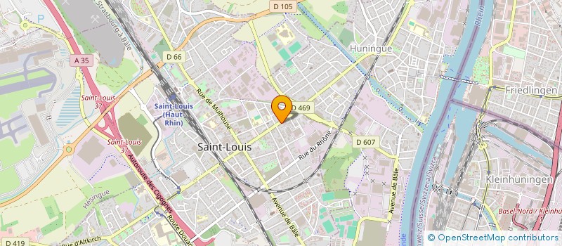 localisation de l'entreprise AR & ES à SAINT-LOUIS
