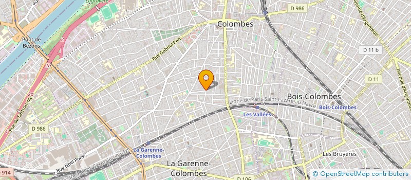 localisation de l'entreprise AR ET VF IMMO à COLOMBES