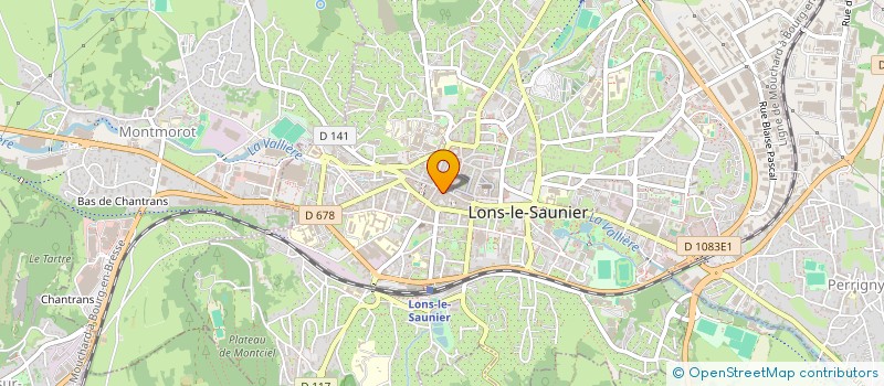 localisation de l'entreprise AR EXPLOITATION à LONS-LE-SAUNIER