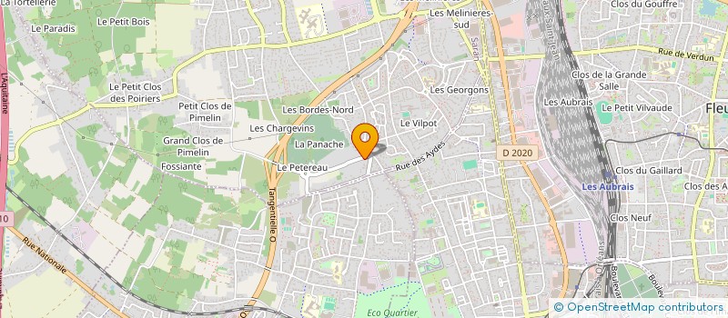 localisation de l'entreprise AR EXPRESS à SARAN