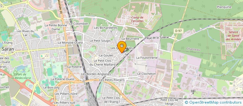 localisation de l'entreprise AR FACADES à SARAN