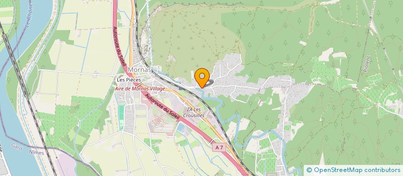 localisation de l'entreprise AR FACADES  MORNAS