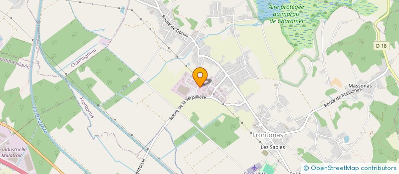 localisation de l'entreprise AR FINANCES  FRONTONAS