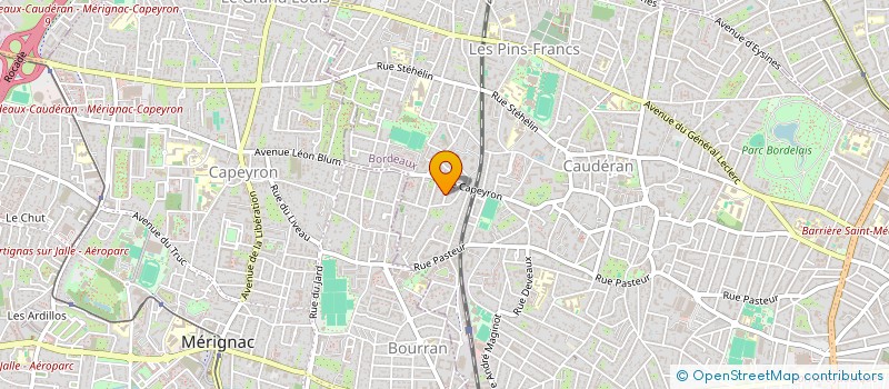 localisation de l'entreprise AR FINANCES CONSEILS à BORDEAUX