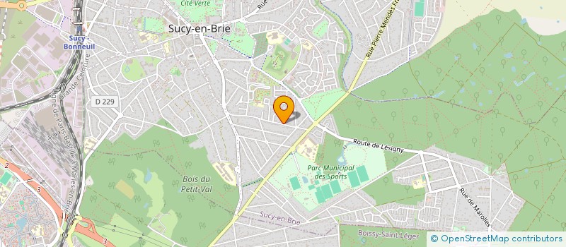 localisation de l'entreprise AR FITFLOW  SUCY-EN-BRIE