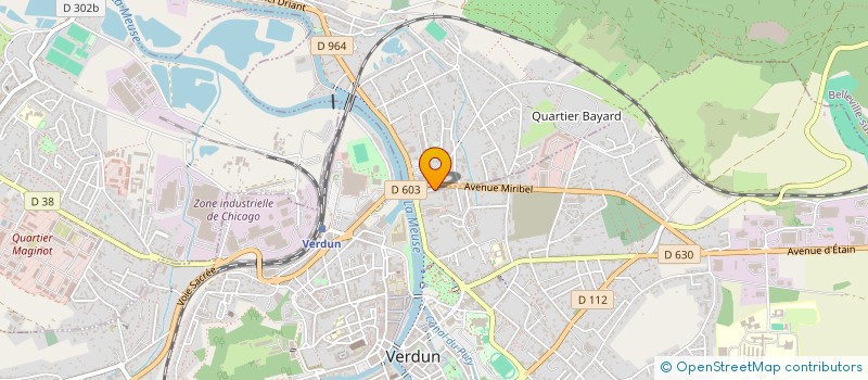 localisation de l'entreprise AR&FORMA à VERDUN