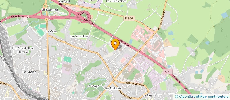 localisation de l'entreprise AR FORMATION  VIERZON