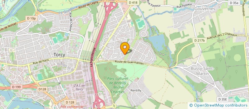 localisation de l'entreprise AR FORMATIONS 77  SAINT-THIBAULT-DES-VIGNES