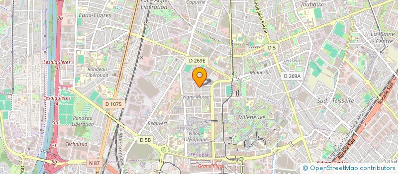 localisation de l'entreprise AR FRANGE VERTE 22  GRENOBLE