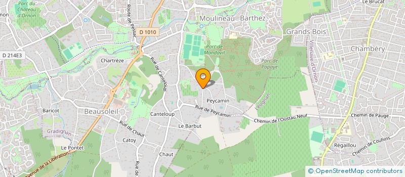 localisation de l'entreprise AR FROID à GRADIGNAN