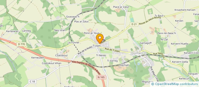 localisation de l'entreprise AR GALL à LE FAOU