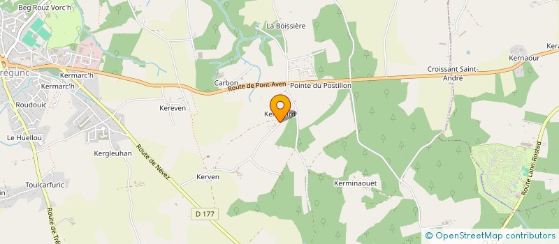 localisation de l'entreprise AR GAOUENN - PAIN PAYSAN à TREGUNC