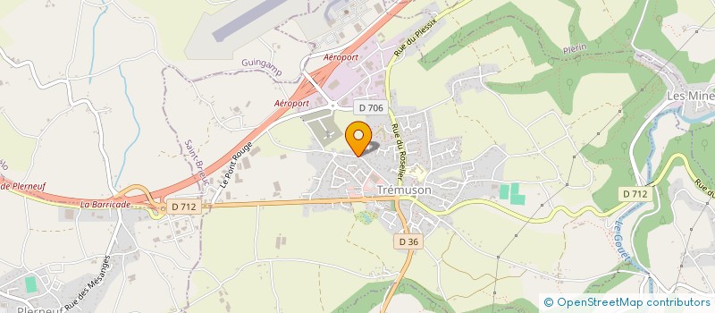 localisation de l'entreprise AR GLIZIN  TREMUSON