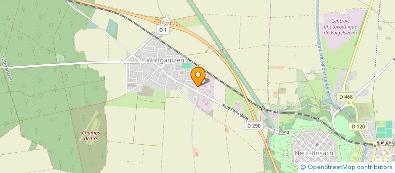 localisation de l'entreprise AR & GO  ALGOLSHEIM