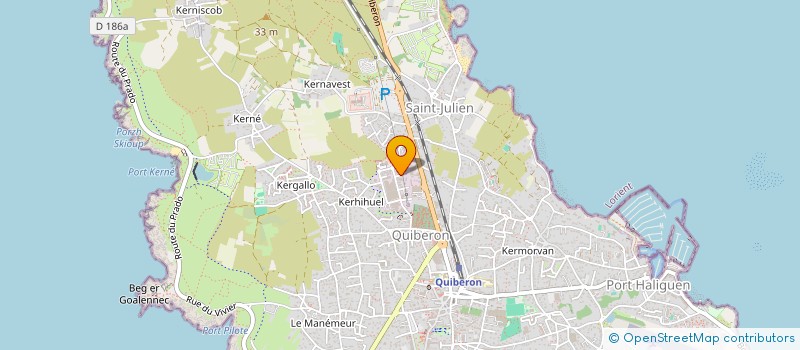 localisation de l'entreprise AR GO BREIZH  QUIBERON