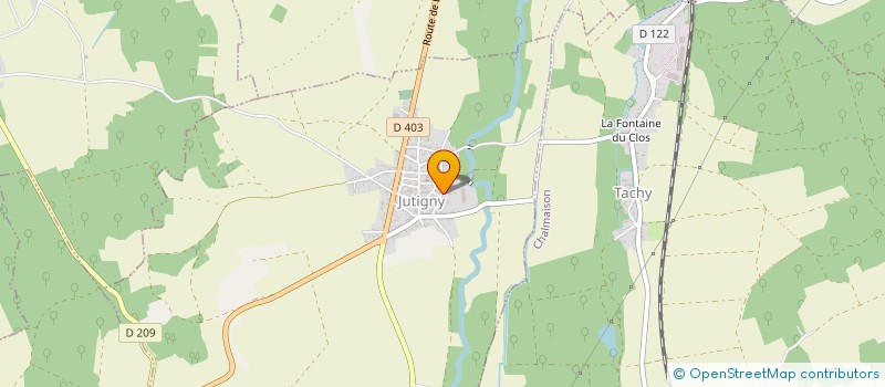 localisation de l'entreprise AR GUERIN  JUTIGNY