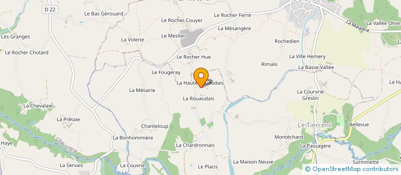 localisation de l'entreprise AR GWELLA  LE TIERCENT