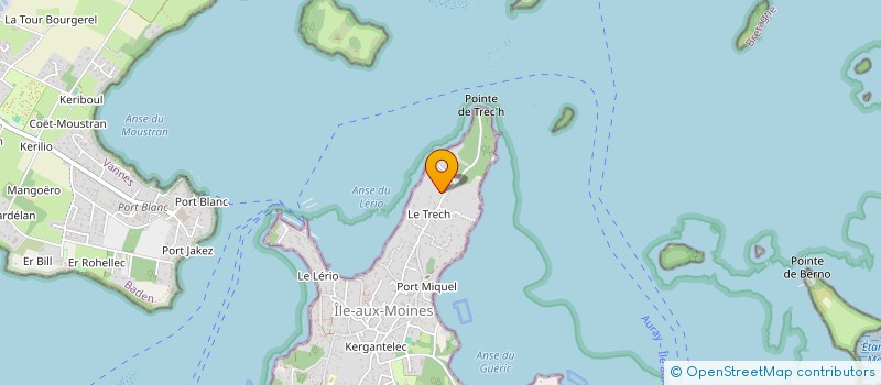 localisation de l'entreprise AR GWENN  ILE-AUX-MOINES