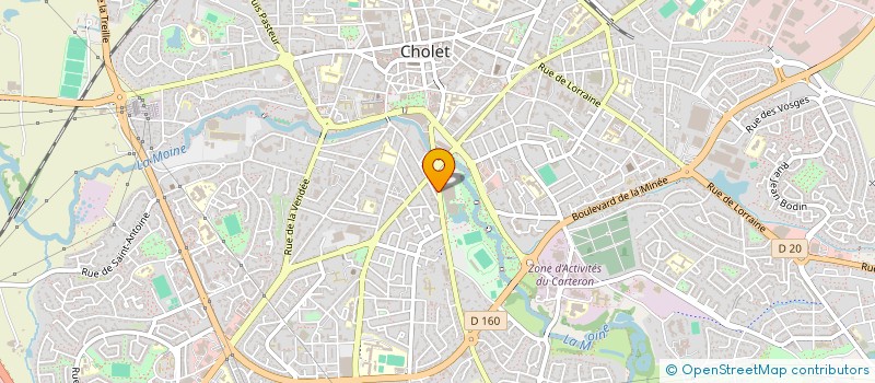 localisation de l'entreprise AR HABITATIONS à CHOLET
