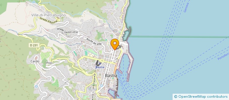localisation de l'entreprise AR HOLDING à BASTIA