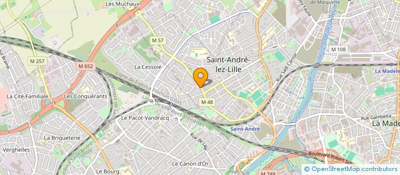 localisation de l'entreprise AR' HOME à SAINT-ANDRE-LEZ-LILLE