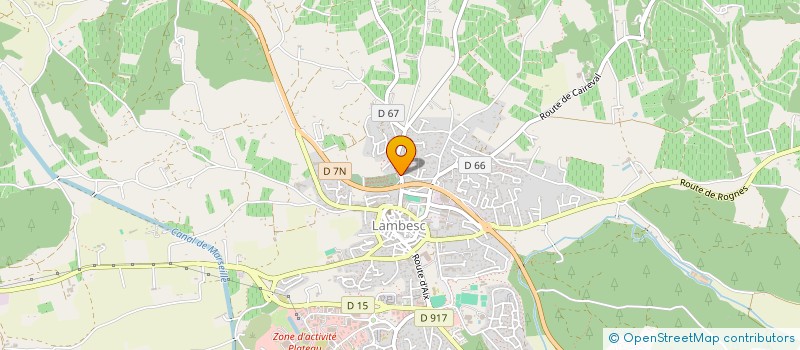 localisation de l'entreprise AR HORIZON à LAMBESC
