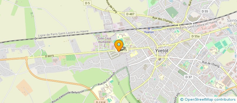 localisation de l'entreprise AR IMMO  ECALLES-ALIX