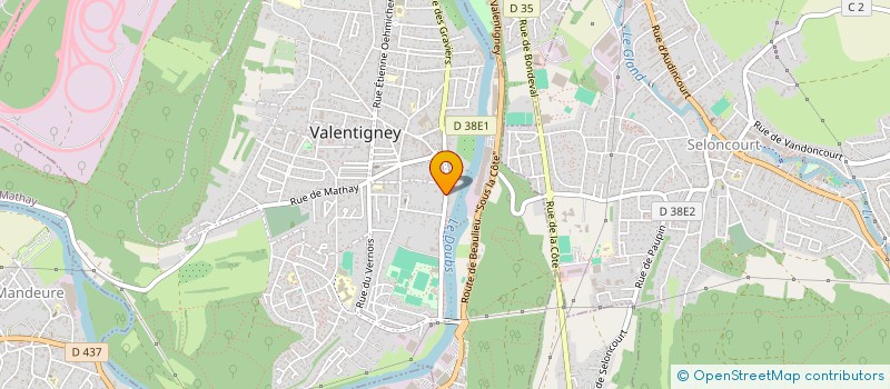 localisation de l'entreprise AR IMMO-PRO  VALENTIGNEY