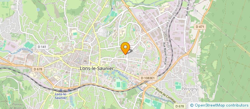 localisation de l'entreprise AR IMMOBILIER  LONS-LE-SAUNIER