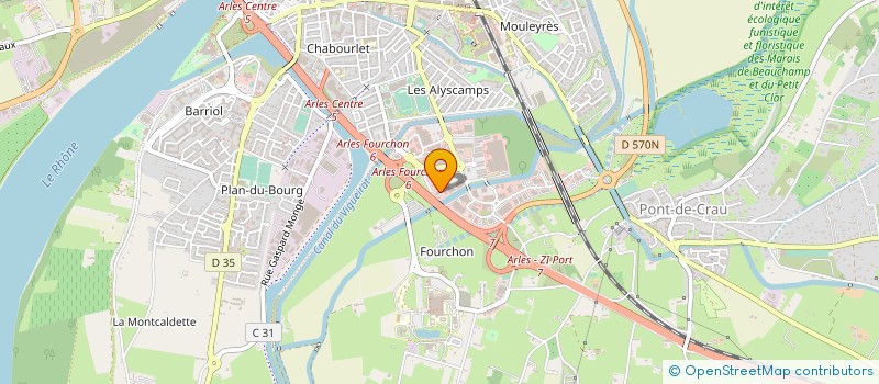 localisation de l'entreprise AR INGENIERIE CONSEIL à ARLES