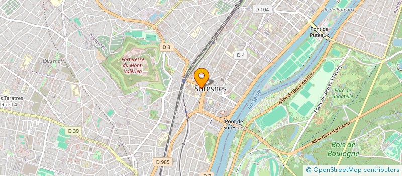 localisation de l'entreprise AR INSTITUTE PARIS à SURESNES