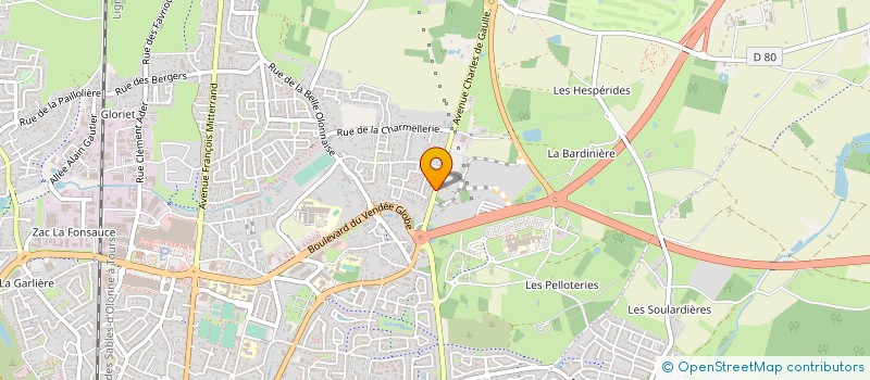 localisation de l'entreprise AR INVEST à LES SABLES D'OLONNE
