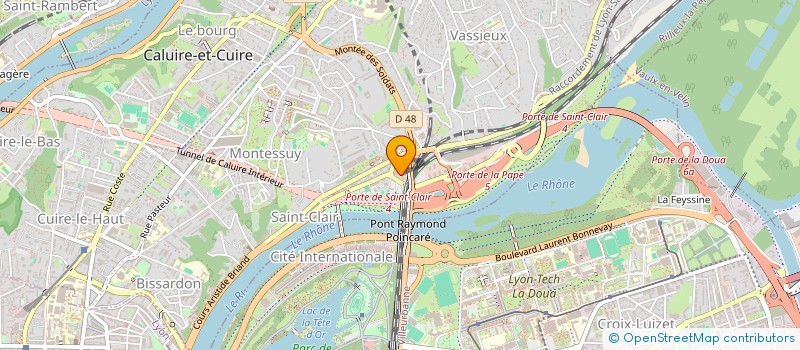 localisation de l'entreprise AR INVEST à CALUIRE-ET-CUIRE