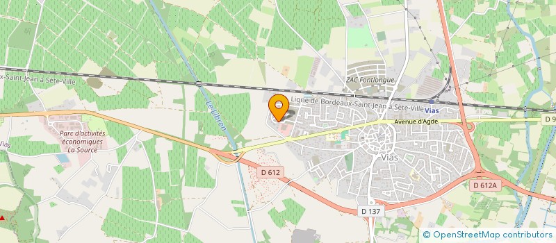 localisation de l'entreprise AR INVEST  VIAS